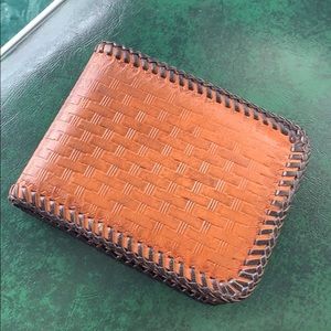Vintage leather wallet